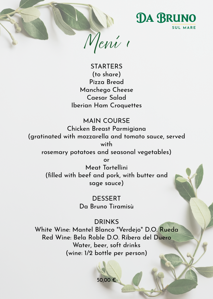 Groups Menu Sul Mare