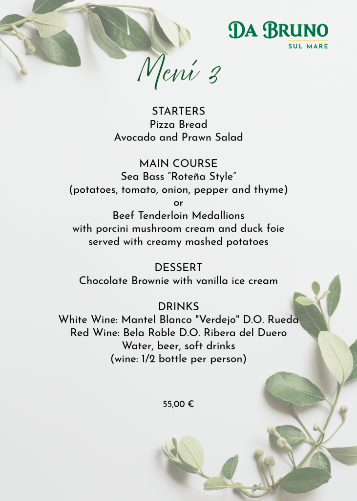 Groups Menu Sul Mare