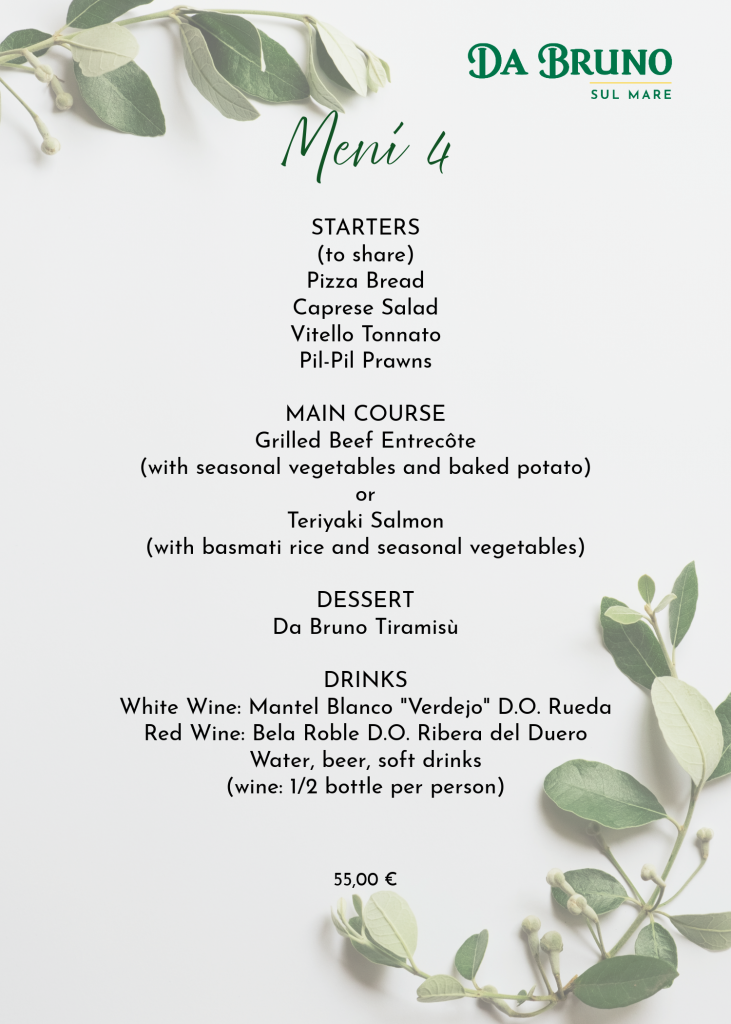 Groups Menu Sul Mare
