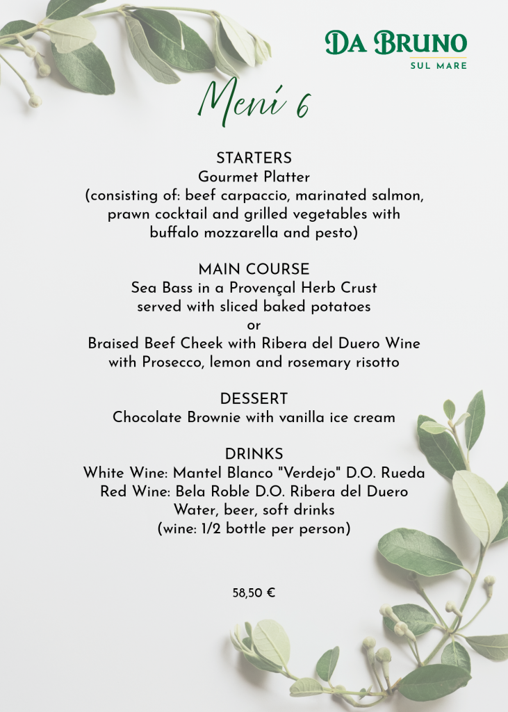 Groups Menu Sul Mare