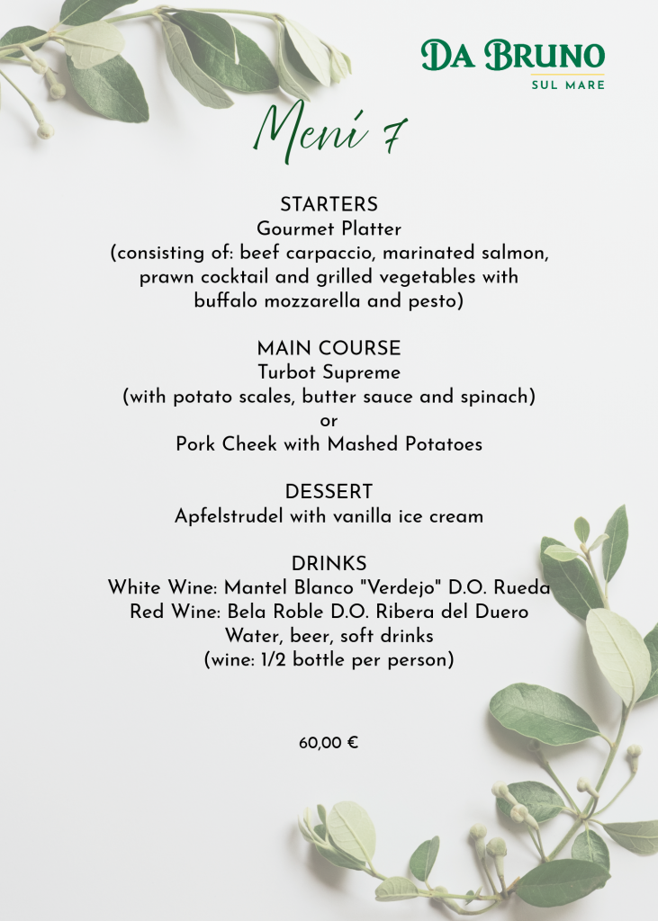 Groups Menu Sul Mare
