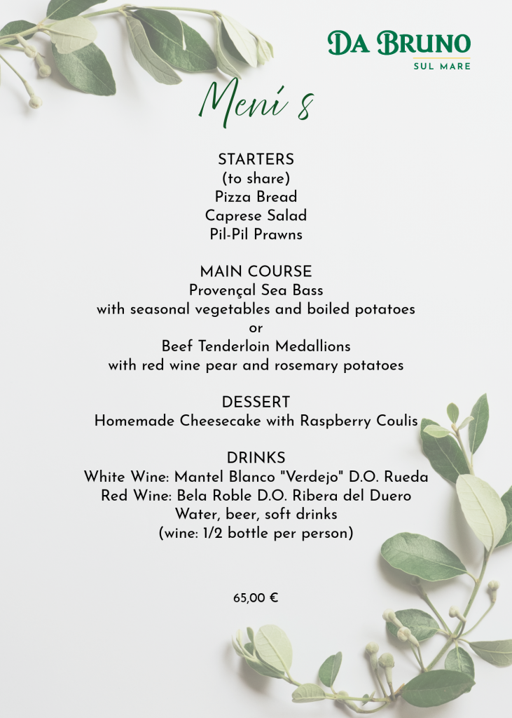 Groups Menu Sul Mare